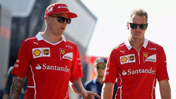 raikkonen e vettel