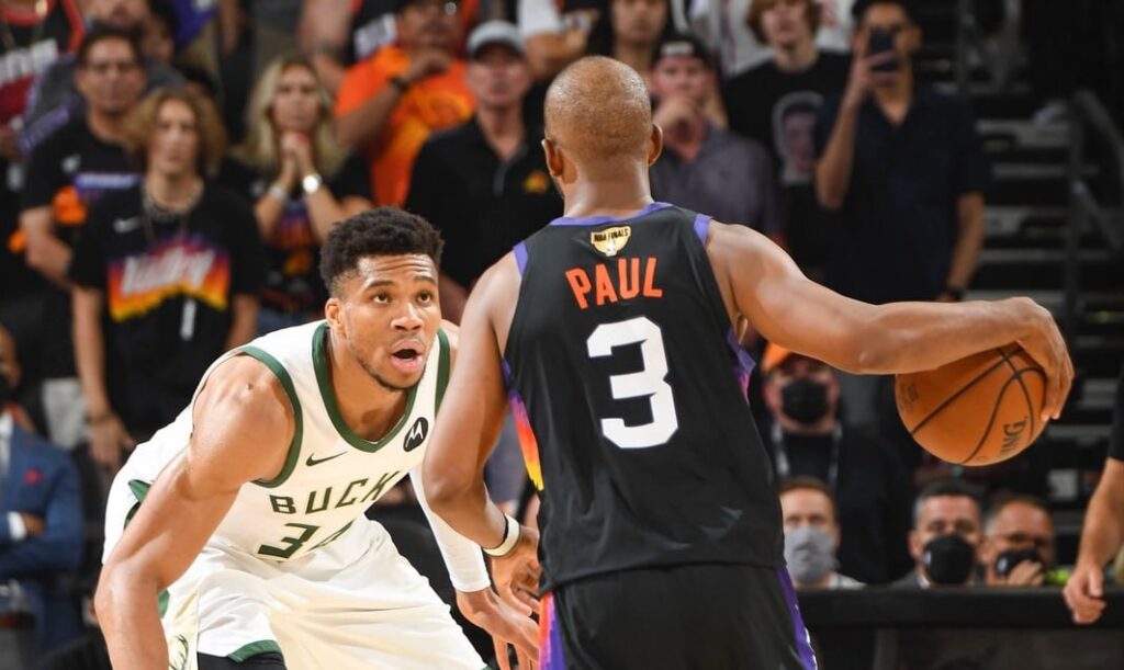 Playoff nba chris paul e giannis antetokounmpo