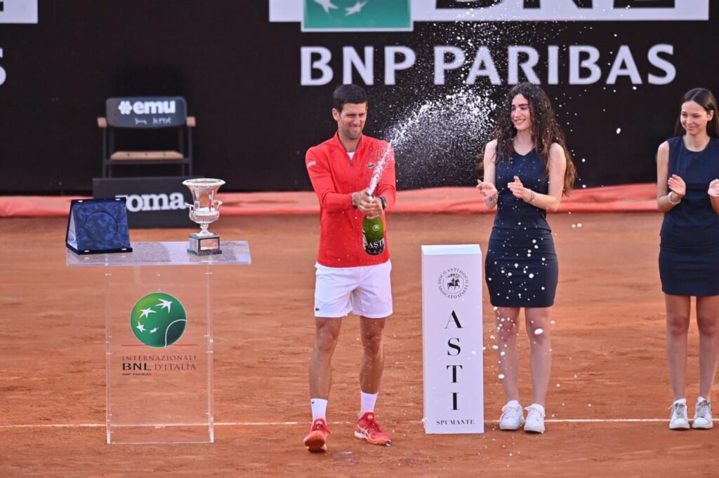 Djokovic Internazionali d'Italia 2022