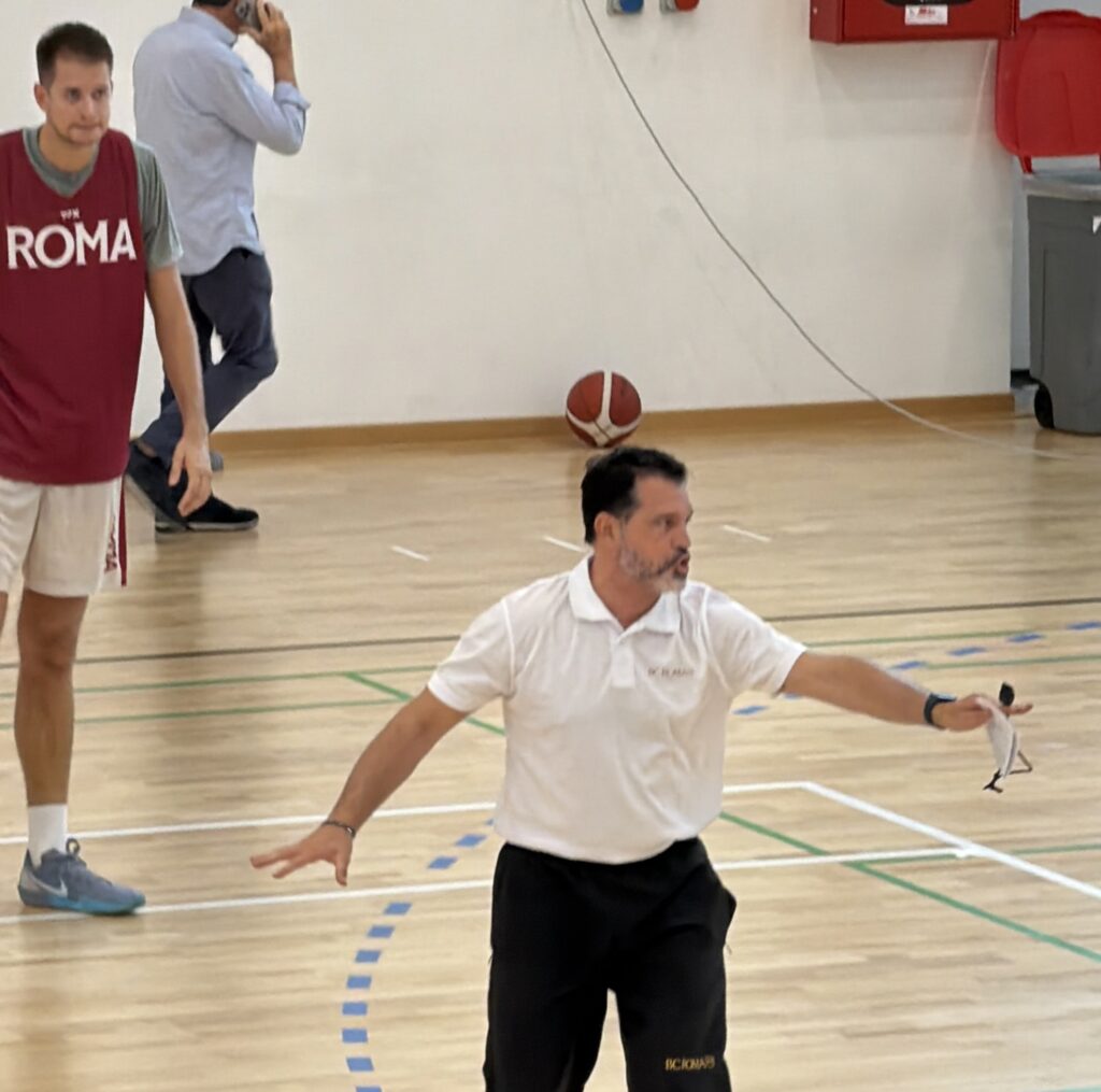 Alessandro Magro coach BC Roma