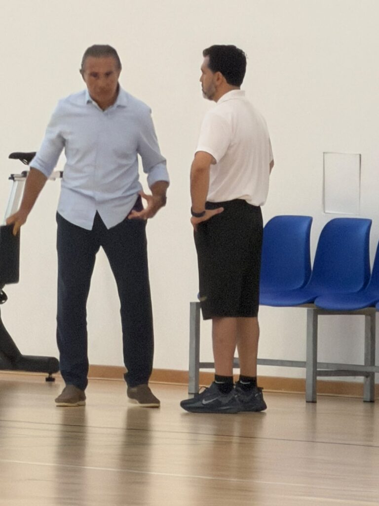Scariolo e Magro BC Roma basket